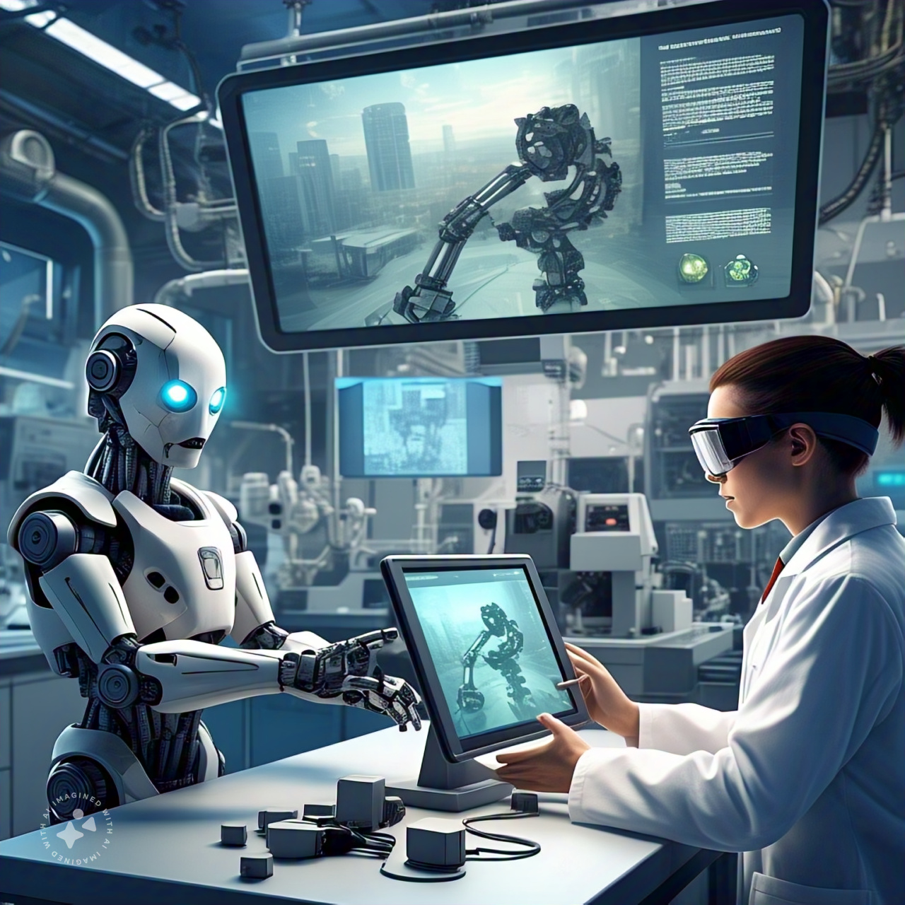 An abstract visualization of transfer learning